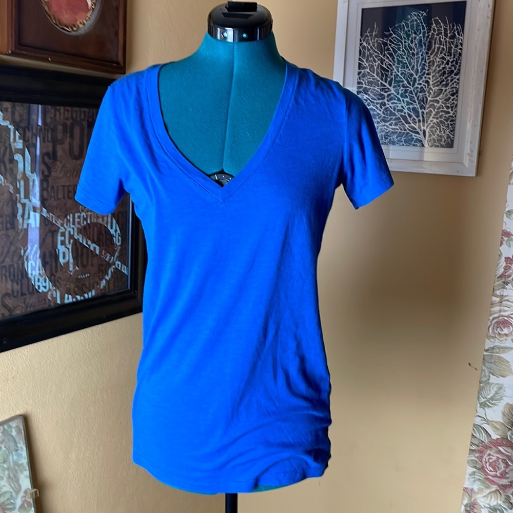 PINK- royal blue vneck!